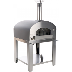 Seven Italy Ade Antracite - Forno a gas da esterno con carrello