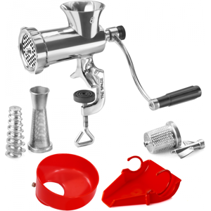 Tre Spade TC-8/3 USI INOX - Tritacarne manuale - N.8 + Kit accessori