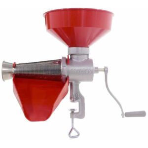 Reber 8501 N - Passapomodoro Manuale N.5 - Imbuto e Sgocciolatoio in Plastica