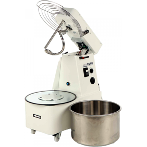 AgriEuro TOP-LINE Impastatrice a spirale sollevabile Mixer 5000 T-2G Deluxe - Da 40 Kg trifase 2 velocità