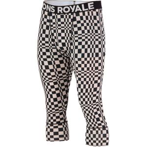 MONS ROYALE CASCADE MERINO FLEX 200 3/4 LEGGING AOP CHECCKERS XL