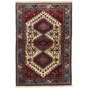 Annodato a mano. Provenienza: Persia Yalameh Tappeto 103x152