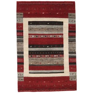 Annodato a mano. Provenienza: India Gabbeh Loribaft Tappeto 120x183