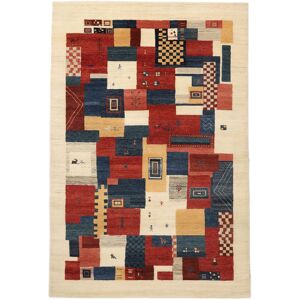 Annodato a mano. Provenienza: India Gabbeh Loribaft Tappeto 192x287