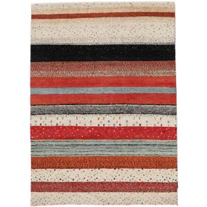 Annodato a mano. Provenienza: India Gabbeh Loribaft Tappeto 145x203