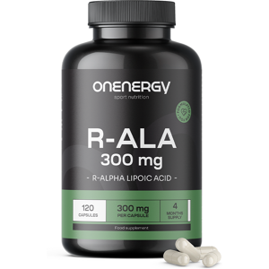OnEnergy R-ALA – Acido R-alfa lipoico 300 mg, 120 capsule