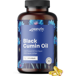 Purely Nutrition Olio di cumino nero 1000 mg, 240 capsule molli