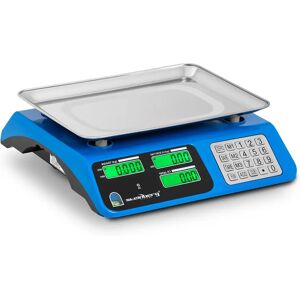 Steinberg Bilancia da banco di controllo - 40 kg / 2 g - LCD duale - Bordo rialzato SBS-PW-402CDS