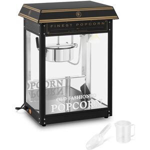 Royal Catering Macchina per pop corn - Nera & dorata RCPS-BG1