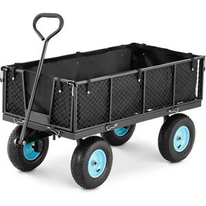 hillvert Carrello pieghevole da giardinaggio - 4 ruote - 550 kg HT-TWIN 550