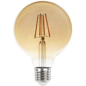 601.01097 Lampada LED E27 6W a Filamento Ambrata, Dimmerabile - G95