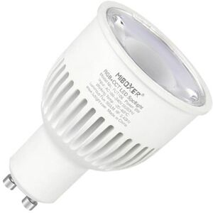 MiBoxer Faretto LED GU10 6W RGB+CCT Dimmerabile, Sincronizzazione Automatica
