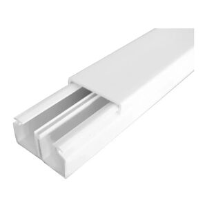 Tecnomat CANALINA ARNOCANALI 40x18 mm 2 SEZIONI LUNGHEZZA 2 m COLORE BIANCO