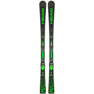 Head Supershape E-Magnum con attacco Prd12 Gw Nero Verde Sci Alpino Uomo 156 cm