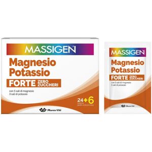 Marco Viti Massigen Magnesio e Potassio Forte Zero Zuccheri PROMO 24+6 Bustine