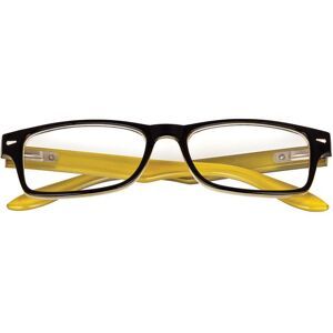 INDUSTRIE OTTICHE ITALIANE Srl Corpootto Occhiali Lettura Bicolor Nero/Giallo +3,00 - Occhiali da Lettura Unisex
