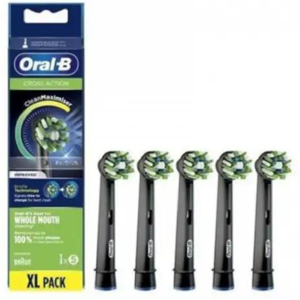 Procter & Gamble Srl Oral-B - Power Refill EB50 CrossAction BK 5 Pezzi, Testine di Ricambio per Spazzolini Elettrici