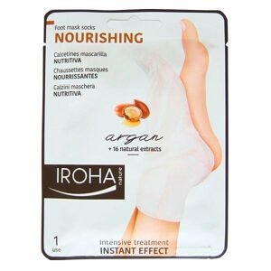 IROHA nature Maschera nutriente per i piedi all'argan 1 coppia