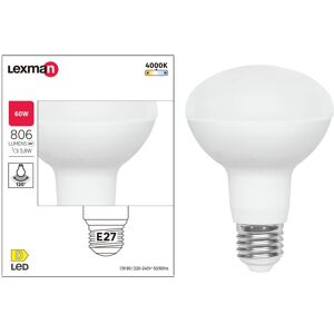 LEXMAN Lampadina LED, E27 faretto, trasparente, luce naturale, 5.8W= 806LM (equiv 60 W), 120°,