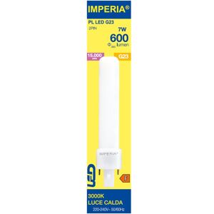 Imperia PL LED G23, LED, G23 tubo, smerigliato, 7W= 270°,