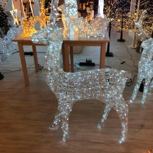 Leroy Merlin Renna 3D 600 lampadine bianco freddo H 160 cm