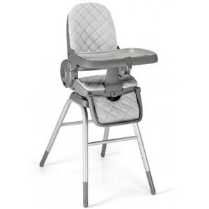 Inglesina CAM Seggiolone Pappa Evolutivo ORIGINAL 4 in 1 SILVER -Made in Italy