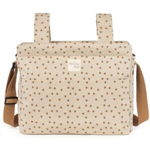 Pasito a Pasito Walking Mum by Borsa Fasciatoio con Tracolla POPPY CANNELLA con CUORI