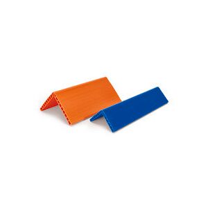 ratioform Profilo di protez. dei bordi, PE, dim. lati 120 x 120 mm, blu, lunghezza 800 mm