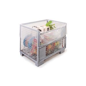 ratioform Sacco con soffietto later., 600 + 400 x 1200 mm, supplem. scatola 1/4 Euro, 70 µ