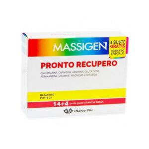 Marco viti farmaceutici spa MASSIGEN PRONTO RECUPERO 14+4 BUSTINE
