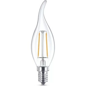 Lampadina Led a Filamento E14 CL35 a colpo di vento 2W Bianco caldo 2700K Novaline