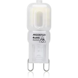 Lampadina Led G9 a Capsula 2W SMD opaca Bianco freddo 6500K Aigostar