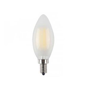 V-Tac Vt-2054d Lampadina Led Candela 4w E14 Filamento Vetro Opaco Dimmable Sku 7176 2700k