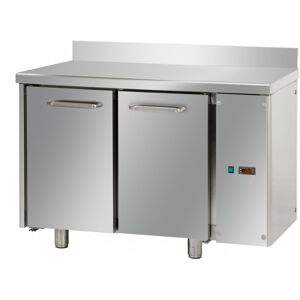 Tecnodom Tavolo Refrigerato Positivo 2 Porte GN 1/1 Senza Motore con Alzatina
