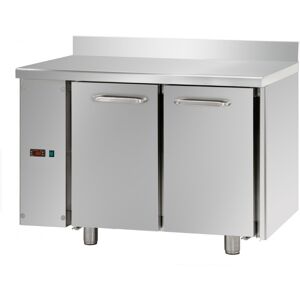 Tecnodom Tavolo Refrigerato Positivo 2 Porte GN 1/1 Senza Motore Gruppo a SX con Alzatina