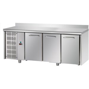 Tecnodom Tavolo Refrigerato Positivo 3 Porte GN 1/1 Gruppo Motore SX con Alzatina