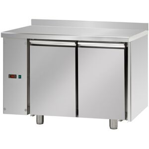 Tecnodom Tavolo Refrigerato Pasticceria 2 Porte Prof. 80 Senza Motore Gruppo SX con Alzatina