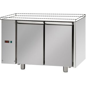 Tecnodom Tavolo Refrigerato Pasticceria 2 Porte Prof. 80 Senza Motore Gruppo SX Senza Piano di Lavoro