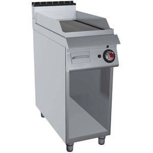 GC Cooking FryTop Professionale a Gas Piastra Liscia Profondità 90