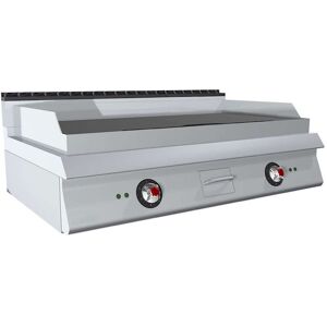 GC Cooking FryTop Professionale Elettrico da Banco Piastra Liscia Profondità 90