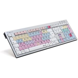 Logickeyboard Avid Pro Tools tastiera USB QWERTZ Tedesco Nero, Argento (LKB-PT-AJPU-DE)