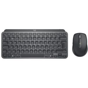 Logitech MX Keys Mini Combo for Business tastiera Mouse incluso RF senza fili + Bluetooth QWERTY Danese, Finlandese (920-011059)