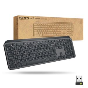 Logitech Mx Keys For Business tastiera Bluetooth Svizzere Grafite (920-010246)