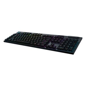 Logitech G G915 LIGHTSPEED- GL Linear tastiera RF senza fili + Bluetooth QWERTZ Tedesco Nero (920-008955)