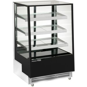 Vetrina espositiva orizzontale ventilata temp +2°C a +8°C L900xP805xH1445 mm linea ZETA