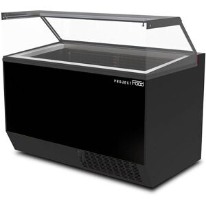 Vetrina gelato per 7 vaschette da 5 lt + 15 di riserva temp da -5°C a -20°C