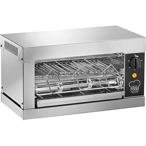 Tostiera professionale con n° 3 pinze e resistenze al quarzo potenza 2000 watt