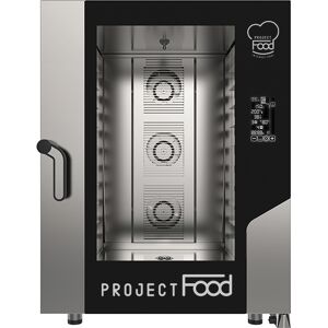 Forno gastronomia elettrico combinato convezione vapore per 10 teglie EN 60x40 comandi touch base