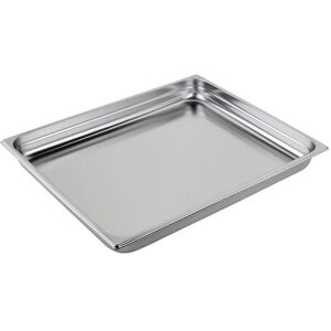 Teglia in acciaio inox formato GN 2/1 altezza 65 mm