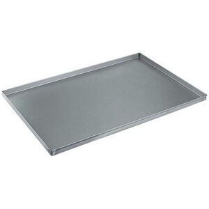 Teglia rettangolare in alluminio 12/10 formato EN 60x40 altezza 20 mm